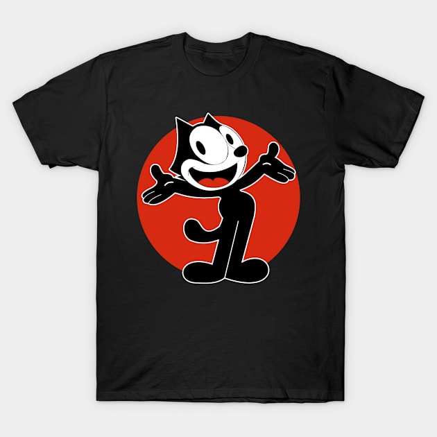 Felix the Cat - Vintage cartoon T-Shirt by LuisP96